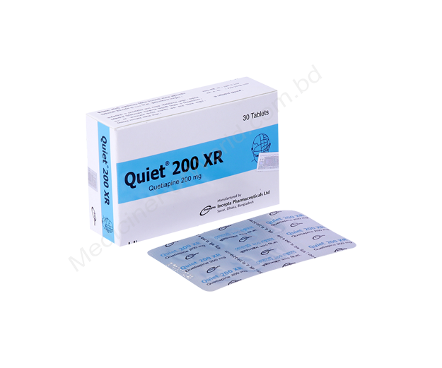 Quiet XR- Родовое QUETIAPINE FUMARATE- Incepta Pharma