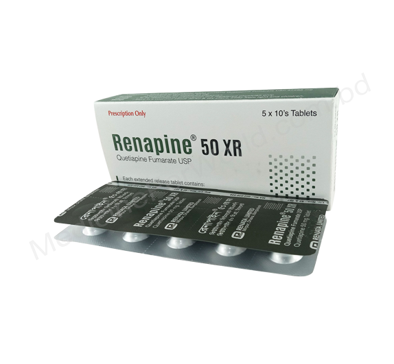 Renapine XR- Родовое QUETIAPINE FUMARATE- Renata Pharma