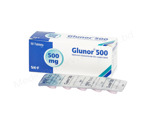 Glunor XR- Generic METFORMIN HYDROCHLORIDE- Eskayef pharma