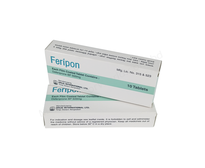 Feripon- Родовое Деферипрон- Drug International Pharma