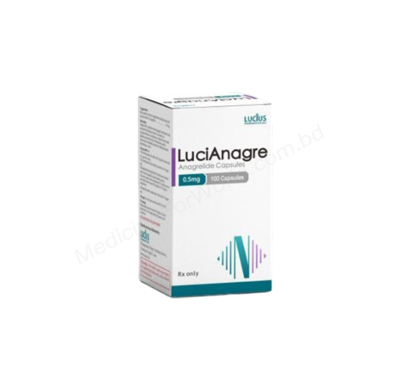LuciAnagre- Generic Anagrelide- Lucius Pharma