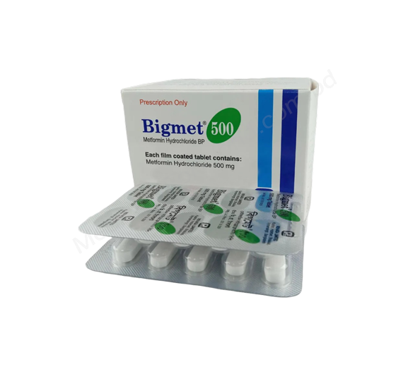 Bigmet- Generic METFORMIN HYDROCHLORIDE- Renata Pharma