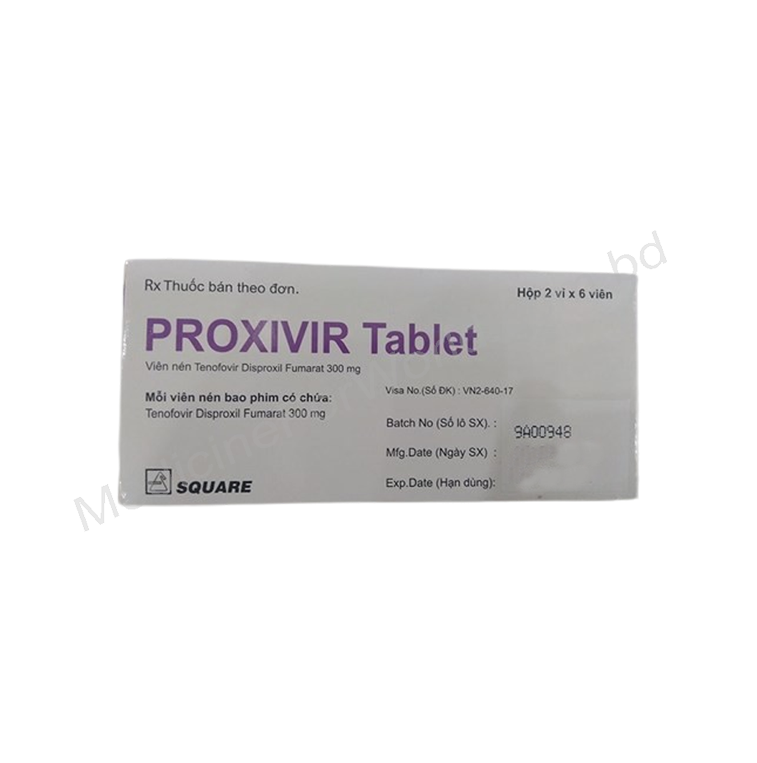 Proxivir- Generic Tenofovir Disoproxil Fumarate- Square Pharma