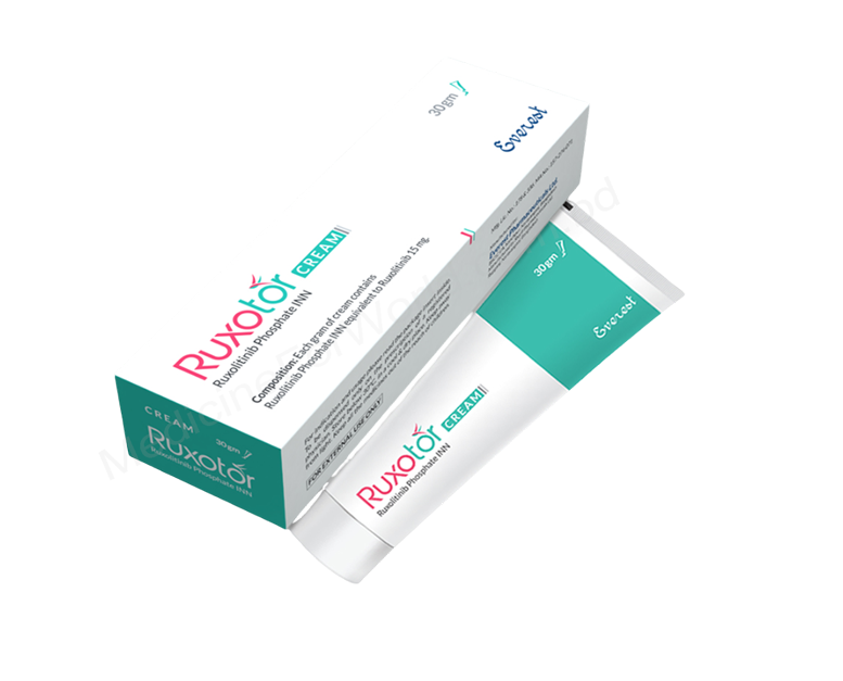 Ruxotor Cream- Generic Ruxolitinib Cream- Everest Pharma