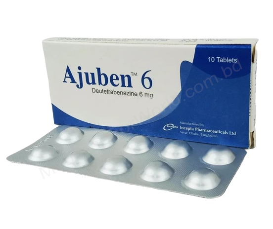 Ajuben- Generic Deutetrabenazine- Incepta Pharma