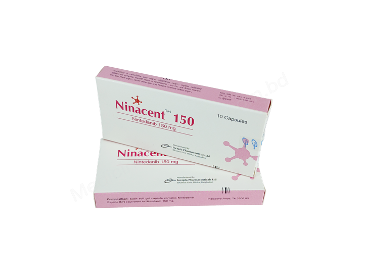 Ninacent- Generic Nintedanib- Incepta Pharma