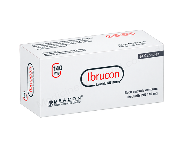 Ibrutix/ Ibrucon- 通用的 伊布替尼/依鲁替尼- 孟加拉碧康制药
