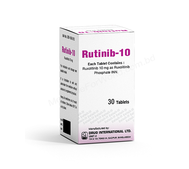 Rutinib- Родовое руксолитиниб- Drug International Pharma