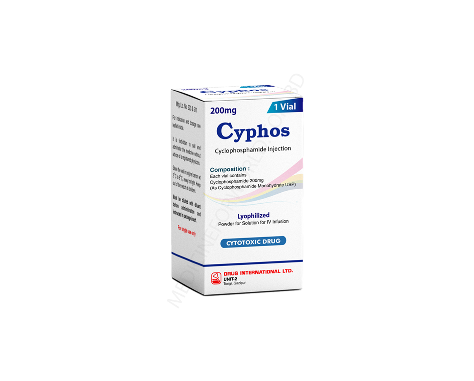 Cyphos- Родовое циклофосфамид- Drug International Pharma