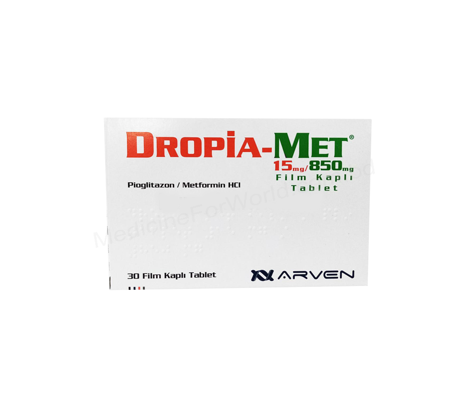 Dropia-met- Generic PIOGLITAZONE + METFORMIN- ARVEN Pharma