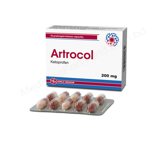 Artrocol Pr- Generic Ketoprofen- World Medicine Pharma
