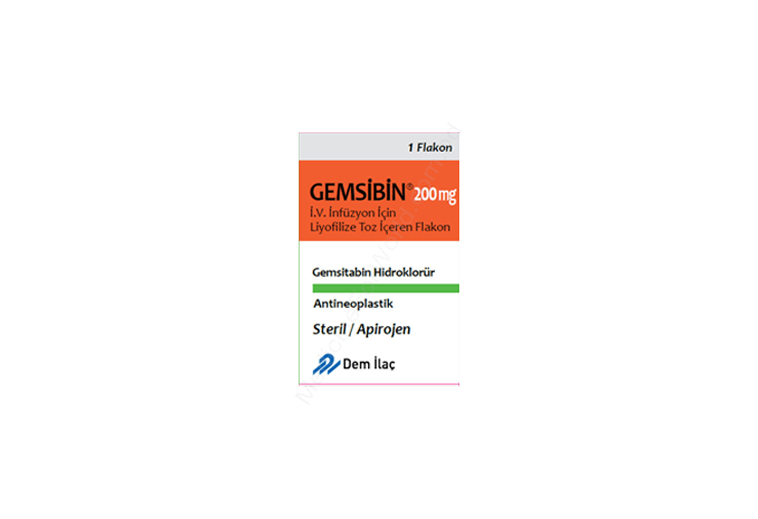 Gemsibin- Родовое Гемцитабин- DEM Pharma Ltd