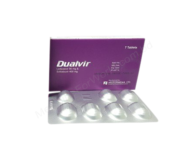 Dualvir- Generic Sofosbuvir + Ledipasvir- Aristopharma