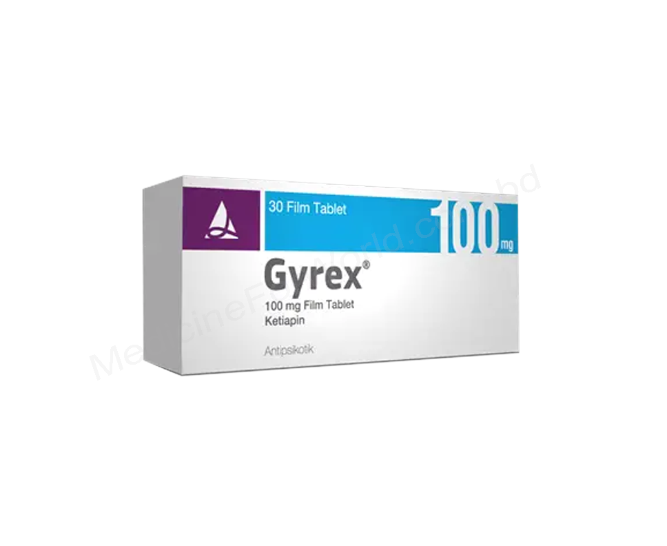 GYREX- Родовое QUETIAPINE FUMARATE- Santa Pharma