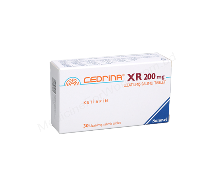 CEDRINA XR- Родовое QUETIAPINE FUMARATE- Sanovel pharma