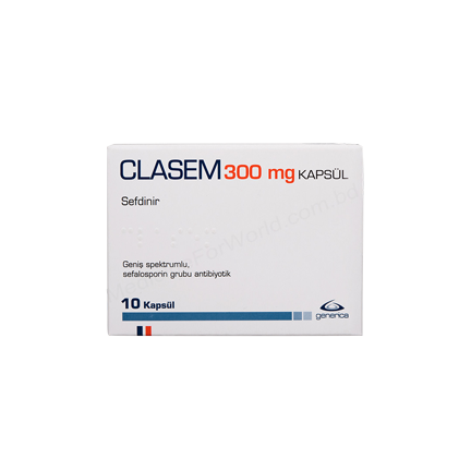 CLASEM- Generic CEFDINIR- GENERICA Pharma