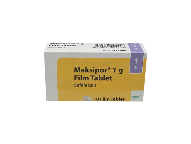 MAKSIPOR- Generic CEPHALEXIN- Teva Pharma