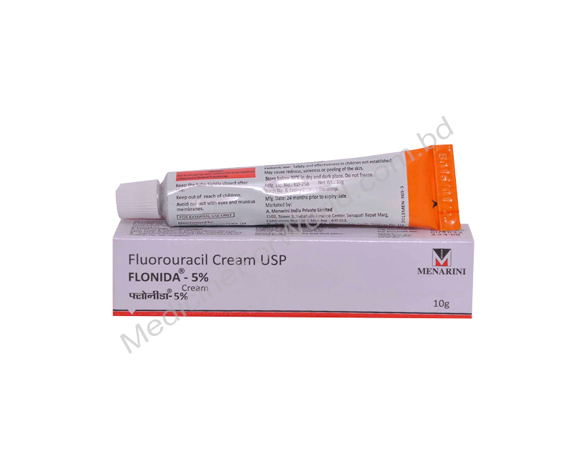 Flonida Cream- Generic Fluorouracil- Menarini Pharma