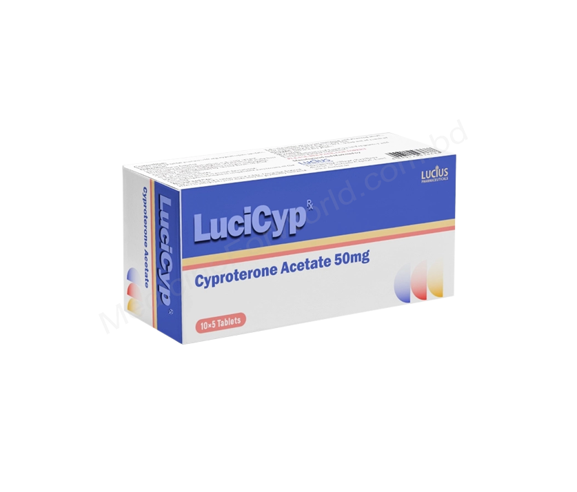 Lucicyp- 通用的 Cyproterone Acetate- Lucius Pharma