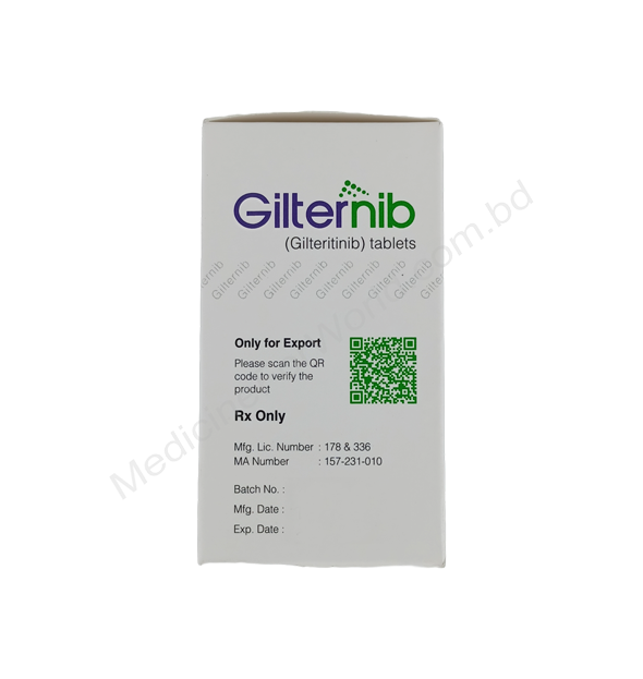 Gilternib- 通用的 Gilteritinib- 孟加拉珠峰制药