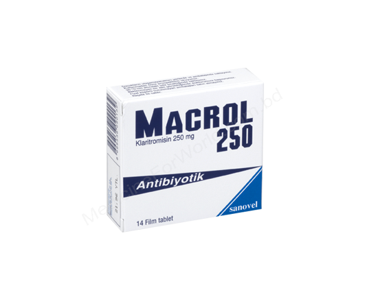 MACROL- 通用的 CLARITHROMYCIN- Sanovel pharma